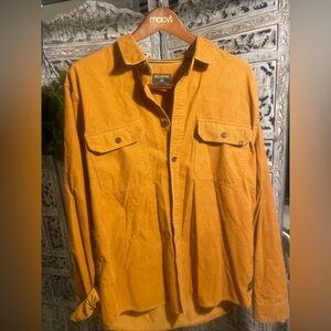 Billabong Men's Mustard Casual Button Down Shirt